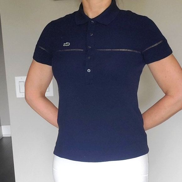 ๐ 4X HOST PICK ๐ Lacoste ๐ Cotton Polo Shirt ๐ - Picture 10 of 16